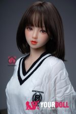 Momo 雪穂 150cm H024-B Cカップノーマル肌 プルプル唇 美乳 清楚系 女子生徒 ラブドール