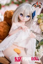 MOZU 小小萌 65cm 3.5kg 画像と同じ仕様 ビニールヘッド+シリコンボディ 癒し系 常服 3Dの口 フィギュア 新品 - 画像 (3)