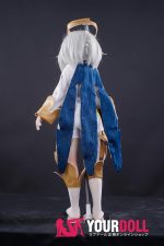 MOZU 小小萌 65cm 3.5kg 画像と同じ仕様 ビニールヘッド+シリコンボディ 可愛い コスプレ衣装 3Dの口 フィギュア 新品 - 画像 (6)