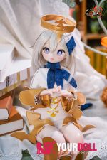 MOZU 小小萌 65cm 3.5kg 画像と同じ仕様 ビニールヘッド+シリコンボディ 可愛い コスプレ衣装 3Dの口 フィギュア 新品 - 画像 (4)