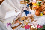 MOZU 小小萌 65cm 3.5kg 画像と同じ仕様 ビニールヘッド+シリコンボディ 可愛い コスプレ衣装 3Dの口 フィギュア 新品 - 画像 (8)