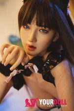 Orange in #641 168cm Fカップ White肌 フルシリコン 顎機能付き 猫系彼女 リアルドール 新品 - 画像 (4)