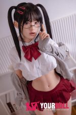 Orange in #712 148cm Dカップ White肌 フルシリコン 顎機能付き ツンデレ 妹系 JK ラブドール 新品 - 画像 (2)