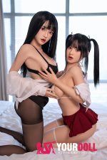 Orange in #739 158cm Cカップ White肌 フルシリコン 顎機能付き 姉系 美人OL ラブドール 新品 - 画像 (17)