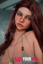 WM Dolls Adele #SS167 165cm Eカップ 顎機能付き ブラウン肌 シリコンヘッド+S-TPEボディ 肉付きの良い唇 巨乳 ラブドール - 画像 (4)