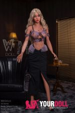 WM Dolls Sally #SS196 166cm Cカップ 顎機能付き ブラウン肌 シリコンヘッド+S-TPEボディ 熟女 エロ ラブドール - 画像 (19)