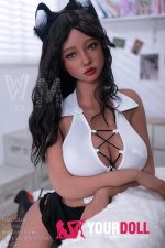 WM Dolls Lusia #SS168 172cm Fカップ 顎機能付き ブラウン肌 シリコンヘッド+S-TPEボディ 長身美女 エッチ ラブドール - 画像 (5)