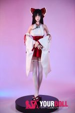 Fudoll 小璐 #J024 157cm Iカップ フルシリコン 顎機能付き リアルな肌質感付き 巫女 爆乳 綺麗 ラブドール - 画像 (5)