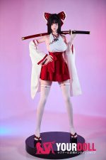Fudoll 小璐 #J024 157cm Iカップ フルシリコン 顎機能付き リアルな肌質感付き 巫女 爆乳 綺麗 ラブドール - 画像 (4)