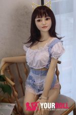 Fudoll 小芙 #J003 140cm Bカップ シリコンヘッド+TPEボディ ボディ選択可 貧乳 ラブドール - 画像 (13)