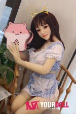 Fudoll 小芙 #J003 140cm Bカップ シリコンヘッド+TPEボディ ボディ選択可 貧乳 ラブドール - 画像 (8)