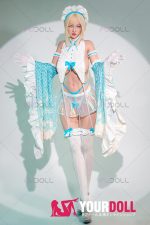 Fudoll 小北 #J032 157cm Iカップ フルシリコン リアルな肌質感付き 顎機能付き 魅惑 爆乳 ラブドール - 画像 (12)