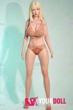 Fudoll 小北 #J032 157cm Iカップ フルシリコン リアルな肌質感付き 顎機能付き 魅惑 爆乳 ラブドール - 画像 (13)