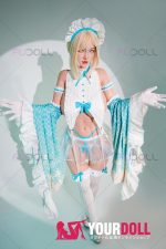 Fudoll 小北 #J032 157cm Iカップ フルシリコン リアルな肌質感付き 顎機能付き 魅惑 爆乳 ラブドール - 画像 (9)