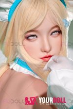 Fudoll 小北 #J032 157cm Iカップ フルシリコン リアルな肌質感付き 顎機能付き 魅惑 爆乳 ラブドール - 画像 (4)