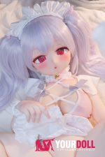 GUAVADOLL DM03 126cm Eカップ ノーマル肌 手描きメイク 瞳デカール ビニール製のヘッド デレデレ 美少女 目元拡大 アニメドール 新品 - 画像 (2)