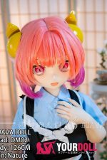 GUAVADOLL DM02 126cm Eカップ ノーマル肌 デカールメイク ビニール製のヘッド コスプレ系 縦瞳 メイド アニメドール - 画像 (2)
