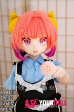 GUAVADOLL DM02 126cm Eカップ ノーマル肌 デカールメイク ビニール製のヘッド コスプレ系 縦瞳 メイド アニメドール - 画像 (6)