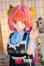 GUAVADOLL DM02 126cm Eカップ ノーマル肌 デカールメイク ビニール製のヘッド コスプレ系 縦瞳 メイド アニメドール - 画像 (8)