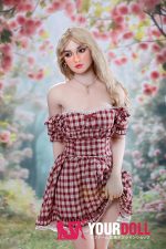 Irontech Doll Tina S45 162cm Gカップ シリコンヘッド+TPEボディ ホワイト肌 ブロンド 外人美女 ラブドール - 画像 (12)