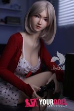 LilyDoll Freya-A #LH031A-A 168cm Fカップ シリコンヘッド+TPEボディ Natural肌 巨乳 エロ ラブドール 新品 - 画像 (9)