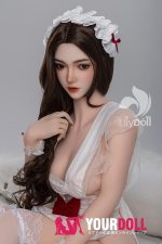 LilyDoll Elara-C #LH030A-C 158cm Dカップ シリコンヘッド+TPEボディ White肌 裸エプロン エロ ラブドール 新品 - 画像 (7)