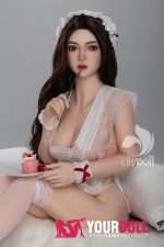 LilyDoll Elara-C #LH030A-C 158cm Dカップ シリコンヘッド+TPEボディ White肌 裸エプロン エロ ラブドール 新品 - 画像 (11)