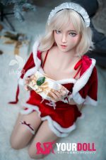 LilyDoll Freya-C #LH031A-C 158cm Dカップ シリコンヘッド+TPEボディ Natural肌 サンタガール 綺麗 美乳 ラブドール 新品 - 画像 (7)