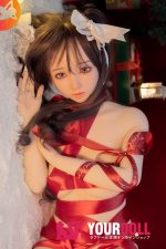 Shedoll Yoyo(瑶瑶) 148cm Dカップ シリコンヘッド+TPEボディ 束縛プレイ サンタガール ラブドール - 画像 (2)
