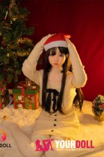 Shedoll Yoyo(瑶瑶) 148cm Dカップ シリコンヘッド+TPEボディ 束縛プレイ サンタガール ラブドール - 画像 (4)