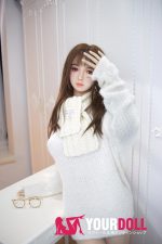 Aibei Doll #2 148cm-S Cカップ シリコンヘッド+TPEボディ White肌 清楚可憐 眼鏡娘 ラブドール - 画像 (19)