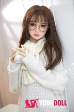 Aibei Doll #2 148cm-S Cカップ シリコンヘッド+TPEボディ White肌 清楚可憐 眼鏡娘 ラブドール - 画像 (5)