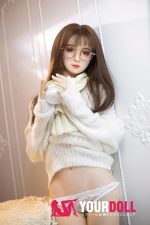 Aibei Doll #2 148cm-S Cカップ シリコンヘッド+TPEボディ White肌 清楚可憐 眼鏡娘 ラブドール - 画像 (15)