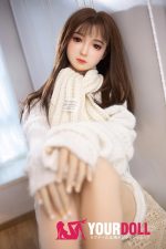 Aibei Doll #2 148cm-S Cカップ シリコンヘッド+TPEボディ White肌 清楚可憐 眼鏡娘 ラブドール - 画像 (8)