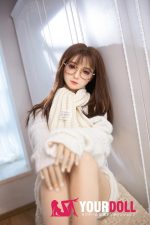 Aibei Doll #2 148cm-S Cカップ シリコンヘッド+TPEボディ White肌 清楚可憐 眼鏡娘 ラブドール - 画像 (14)