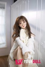 Aibei Doll #2 148cm-S Cカップ シリコンヘッド+TPEボディ White肌 清楚可憐 眼鏡娘 ラブドール - 画像 (9)