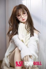 Aibei Doll #2 148cm-S Cカップ シリコンヘッド+TPEボディ White肌 清楚可憐 眼鏡娘 ラブドール - 画像 (2)