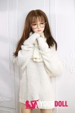 Aibei Doll #2 148cm-S Cカップ シリコンヘッド+TPEボディ White肌 清楚可憐 眼鏡娘 ラブドール - 画像 (11)