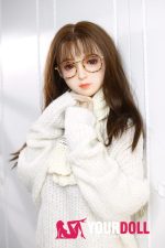 Aibei Doll #2 148cm-S Cカップ シリコンヘッド+TPEボディ White肌 清楚可憐 眼鏡娘 ラブドール - 画像 (4)