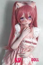 ElsaBabe 清野檸檬 RAD040 140cm-M ピンク肌 フルシリコン ハート目 愛嬌 照れ顔 ラブドール - 画像 (12)