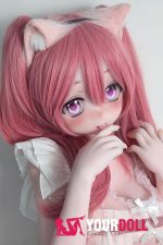 ElsaBabe 清野檸檬 RAD040 140cm-M ピンク肌 フルシリコン ハート目 愛嬌 照れ顔 ラブドール - 画像 (4)