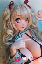 ElsaBabe 横谷悠希子 RAD007 148cm-M ピンク肌 フルシリコン ツインテドリル 美少女 アニメドール