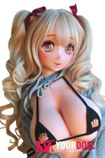 ElsaBabe 横谷悠希子 RAD007 148cm-M ピンク肌 フルシリコン ツインテドリル 美少女 アニメドール - 画像 (4)