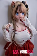 ElsaBabe 猫羽彩 RAD037 148cm-L ホワイト肌 フルシリコン ケモノ 猫娘 アニメドール 新品 - 画像 (17)
