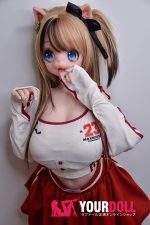 ElsaBabe 猫羽彩 RAD037 148cm-L ホワイト肌 フルシリコン ケモノ 猫娘 アニメドール 新品 - 画像 (18)