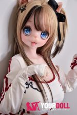 ElsaBabe 猫羽彩 RAD037 148cm-L ホワイト肌 フルシリコン ケモノ 猫娘 アニメドール 新品 - 画像 (5)