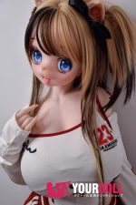 ElsaBabe 猫羽彩 RAD037 148cm-L ホワイト肌 フルシリコン ケモノ 猫娘 アニメドール 新品 - 画像 (9)