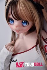 ElsaBabe 猫羽彩 RAD037 148cm-L ホワイト肌 フルシリコン ケモノ 猫娘 アニメドール 新品 - 画像 (4)