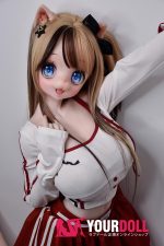 ElsaBabe 猫羽彩 RAD037 148cm-L ホワイト肌 フルシリコン ケモノ 猫娘 アニメドール 新品 - 画像 (2)