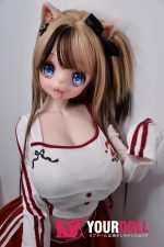 ElsaBabe 猫羽彩 RAD037 148cm-L ホワイト肌 フルシリコン ケモノ 猫娘 アニメドール 新品 - 画像 (20)